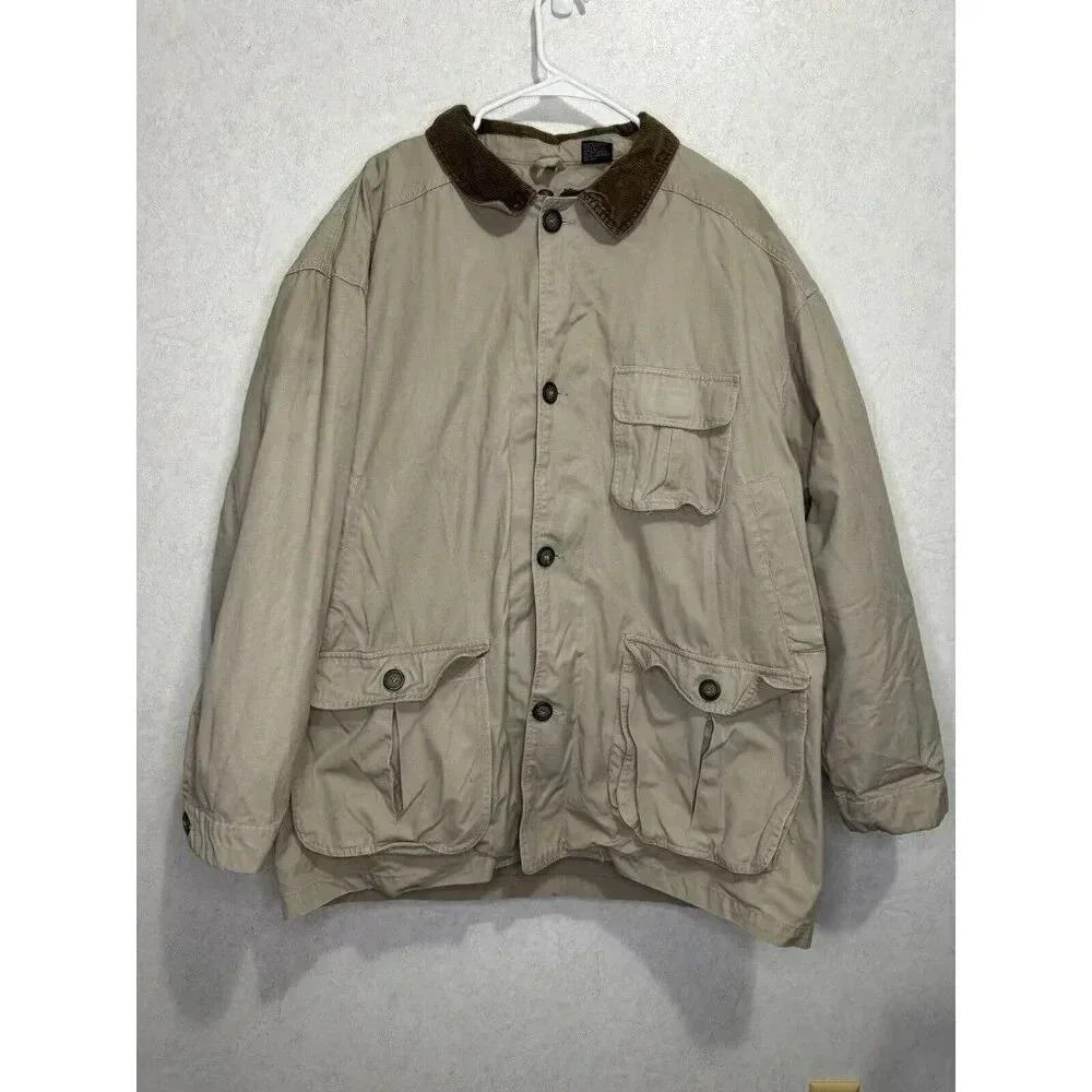 COUNTRY BARN NORTH BAY Mens Field Barn Chore Coat Jacket Removable Lining XL